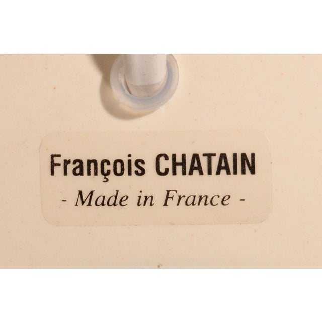 France Pebble Table Lamp by François Chatain, 1980s For Sale - Image 6 of 14