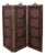 A Fine Antique Chinese Lacquer and Hardwood Folding Screen For Sale