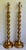 Metal Pair of Contemporary Chinoiserie Faux Bamboo Brushed Gold Table Lamps For Sale - Image 7 of 7