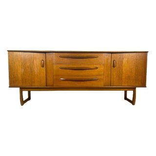 Vintage Teak Sideboard Mid-Century Modern Credenza 1960s For Sale