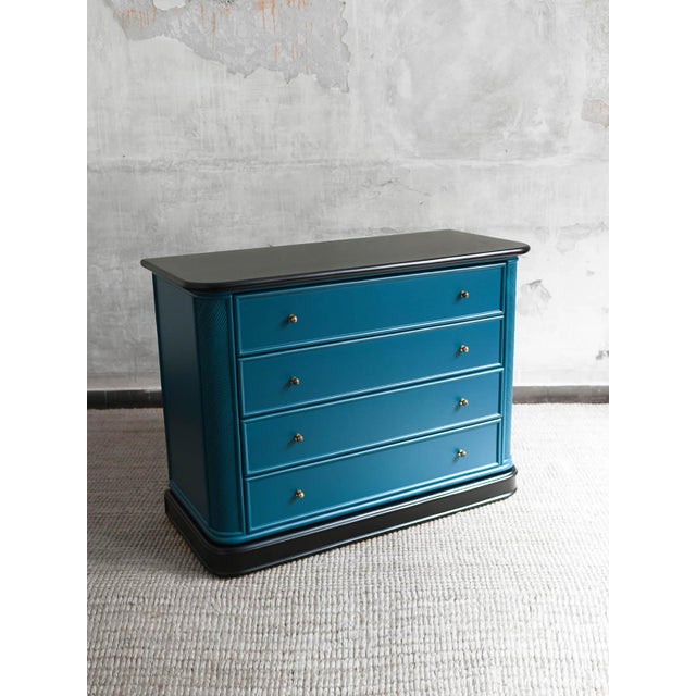 Chest of Drawers Lacquered Series, 1980s For Sale - Image 3 of 11