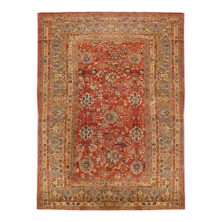 Antique Rug 9'2 X 13'5 For Sale
