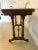 Antique Oak and Ebony Fold Over Card Table For Sale - Image 12 of 14