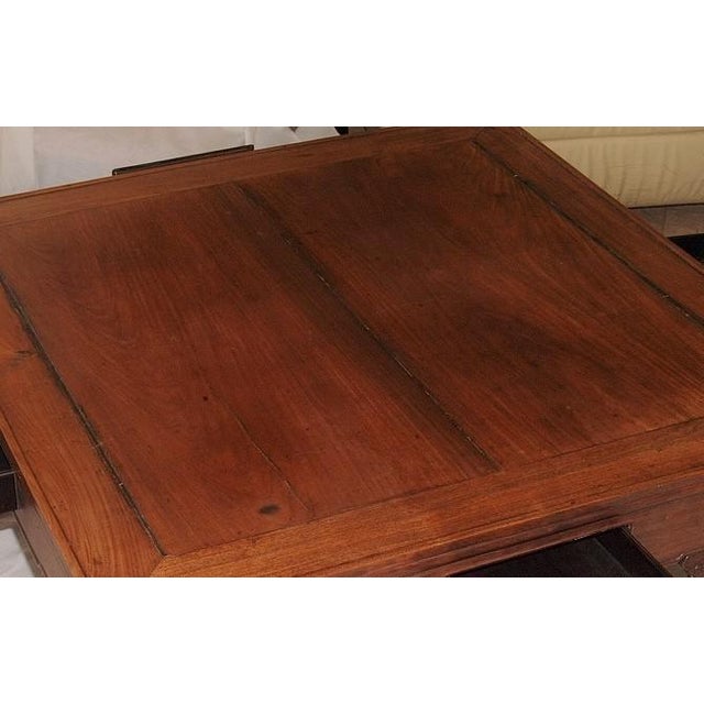 20th Century Chinese Rosewood Coffee Table Formerly a Mahjong Table