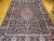 Persian Vintage Persian Khorassan Rug, Handwoven Floral Pattern, Navy & Turquoise, 10’ X 12’ For Sale - Image 3 of 12