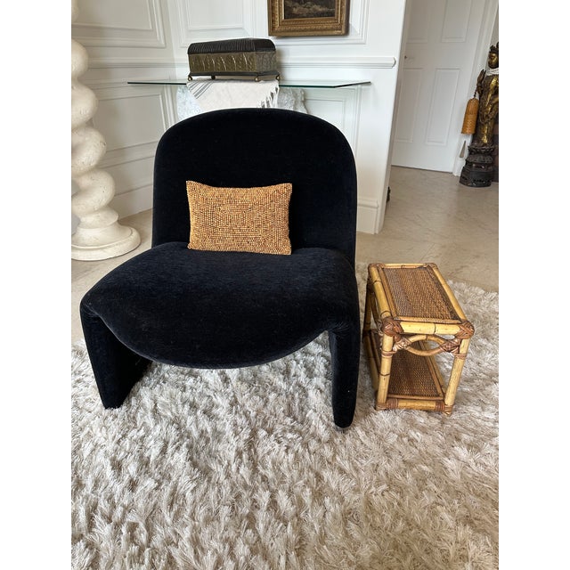 Vintage French Rattan and Cane Small Table or Stool For Sale - Image 14 of 15