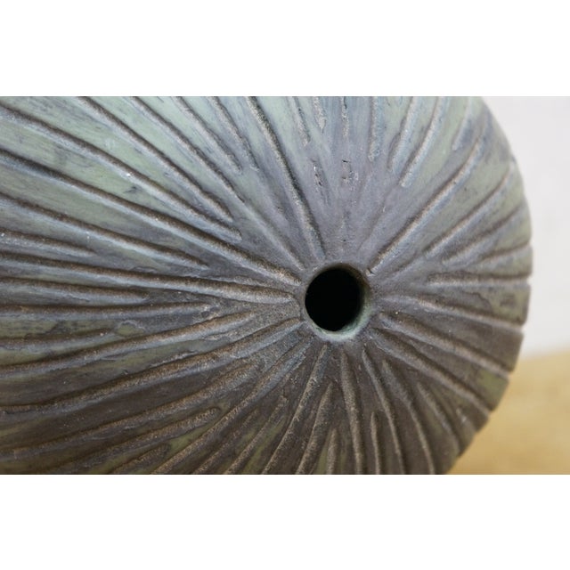 Yelyn Vivoni Modern Ceramic Bud Vase Orb 6" For Sale - Image 6 of 12