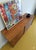 Wood Vintage Danish Teak Sideboard with Sliding Doors, 1950s For Sale - Image 7 of 8