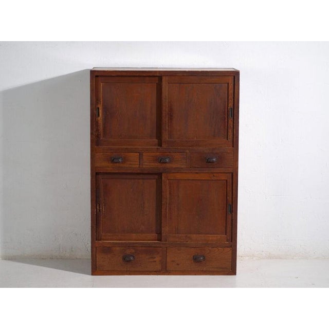 Antique Japanese Cedar Cupboard For Sale - Image 16 of 16