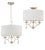 Modern Crystorama Manning 3-Light Chandelier For Sale - Image 3 of 5