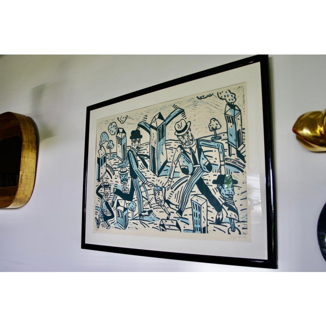Antonio Ségui, The Traveler Without Luggage, 1991, Linocut For Sale - Image 9 of 10