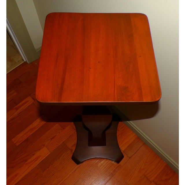 Vintage Solid Wood Pedestal Plant Fern Bust Stand For Sale - Image 15 of 16