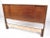 Mid-Century sculpted walnut headboard by Edmond J. Spence, circa 1960. with dealer. Dimensions: H 38 in. x W 55 in. x D...