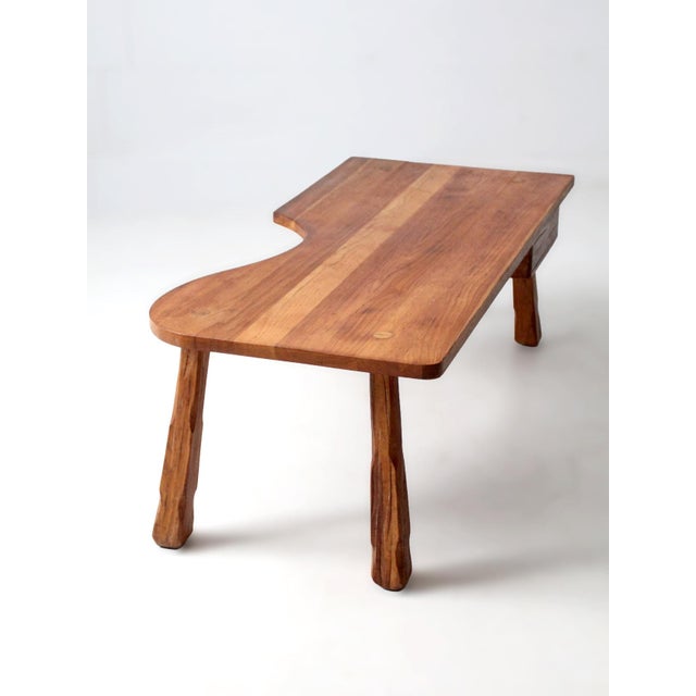 Mid 20th Century Mid-Century Ranch Oak Coffee Table For Sale - Image 5 of 18