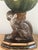 Late 20th Century Vintage Majolica Style Ceramic Monkey Pedestal Bowl For Sale - Image 5 of 6