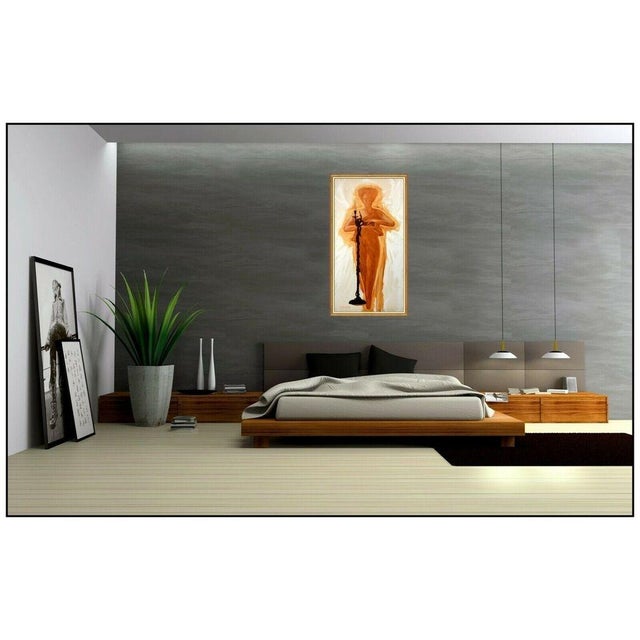 Message us to inquire about custom framing options! (Included for free with every purchase) The artwork here, "Acolyte",...