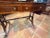 1950s Baker 2 Drawer Furniture Regency Rosewood Drop Leaf Writing Desk Table For Sale - Image 5 of 7