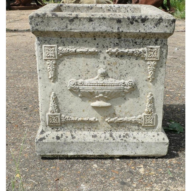 Large Square Garden Planter, 1960 For Sale - Image 6 of 8