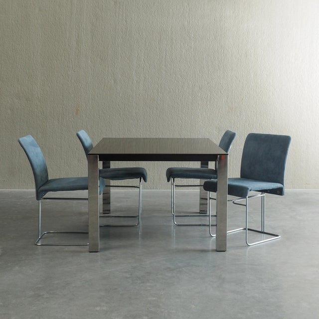 Dining Set by Saporiti Italia, 1970s, Set of 5 For Sale - Image 9 of 14