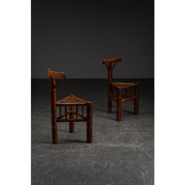 Swedish Tripod Accent Chair, 1960s For Sale - Image 4 of 15