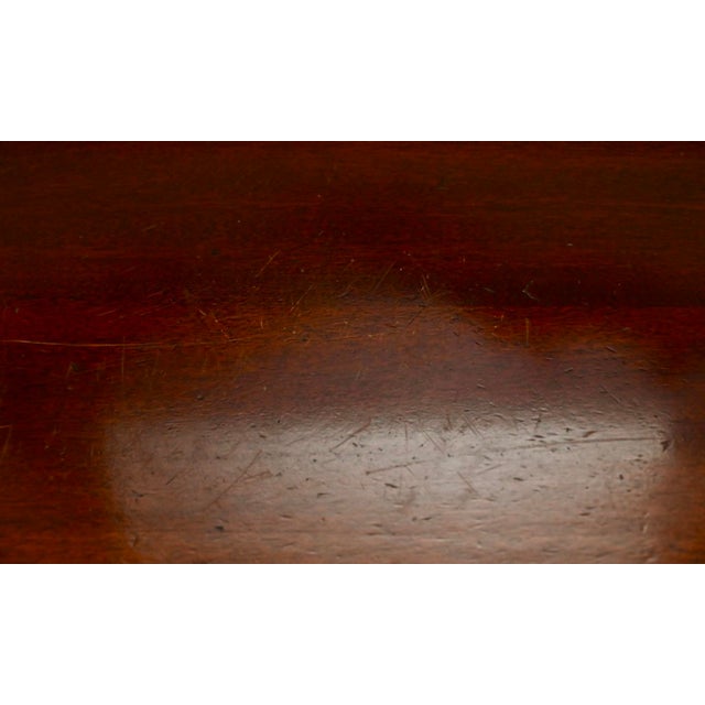 Kittinger Antique Columbia Manufacturing Company Federal Style Demilune Table For Sale - Image 4 of 8