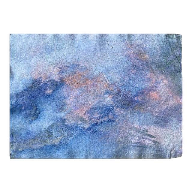 Patricia Zippin "Ashland Ducks Xx" 1980s Abstract Painting Academie Julian For Sale