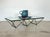 Alanda coffee table by Paolo Piva for B&B, 1980s, painted iron frame and ground glass top I have official proof of...