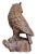Vintage Hand-Carved Wood Owl, 1920s For Sale - Image 6 of 12