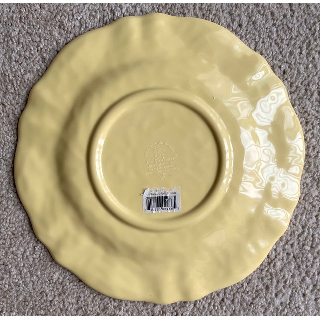 Le Cadeaux "Antiqua" Melamine Plates-Set 12 For Sale - Image 4 of 7
