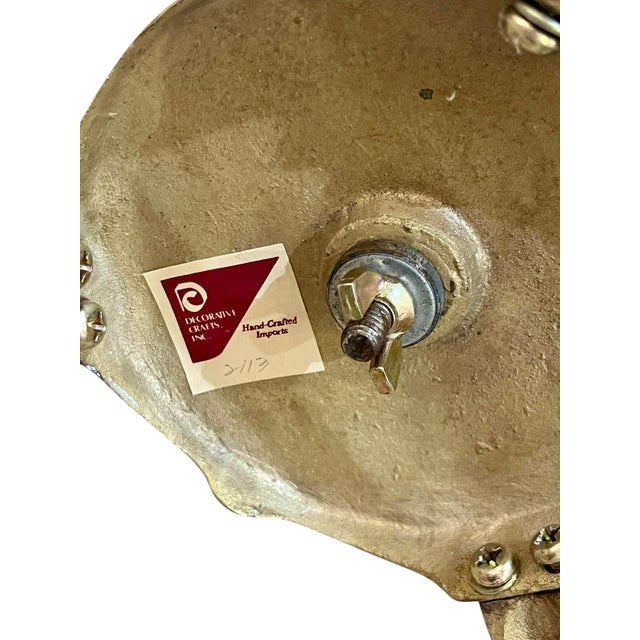 Mid 20th Century Brass Adjustable Valet Coat Rack With Paw Feet For Sale - Image 15 of 17