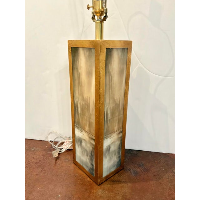 2010s Jamie Young Gold Cloudscape Lamp For Sale - Image 5 of 7