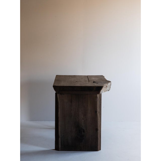 Japanese Antique Wooden Table / 1868-1920 / Wabi-Sabi Table For Sale - Image 6 of 16