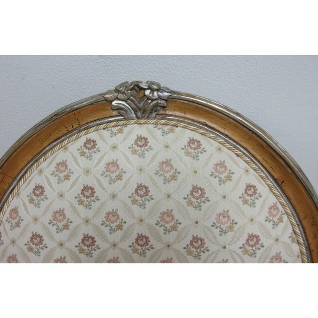 French 1980s Century Furniture French Carved living Room Arm Lounge Chair B For Sale - Image 3 of 11