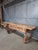 Rustic Long Industrial Wooden Workbench For Sale - Image 3 of 9