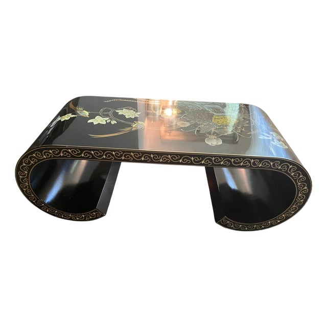 Vintage Chinoiserie Coffee Table For Sale
