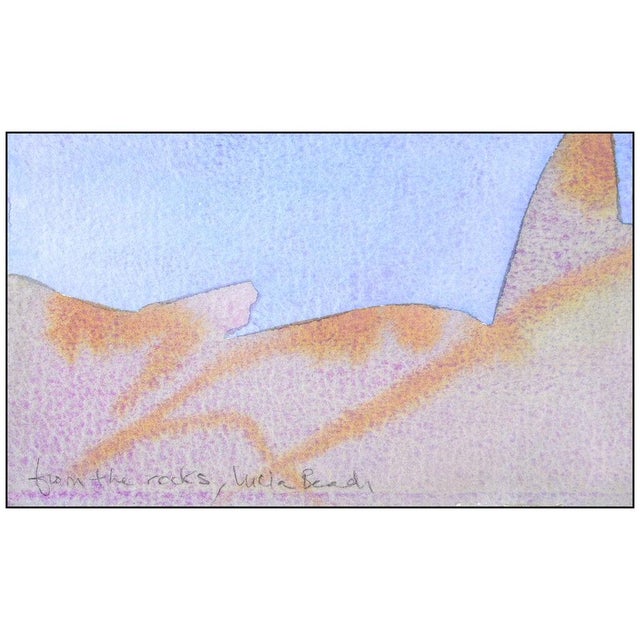 Late 20th Century From the Rocks, Lucia Beach, Susan Headley Van Campen For Sale - Image 4 of 5