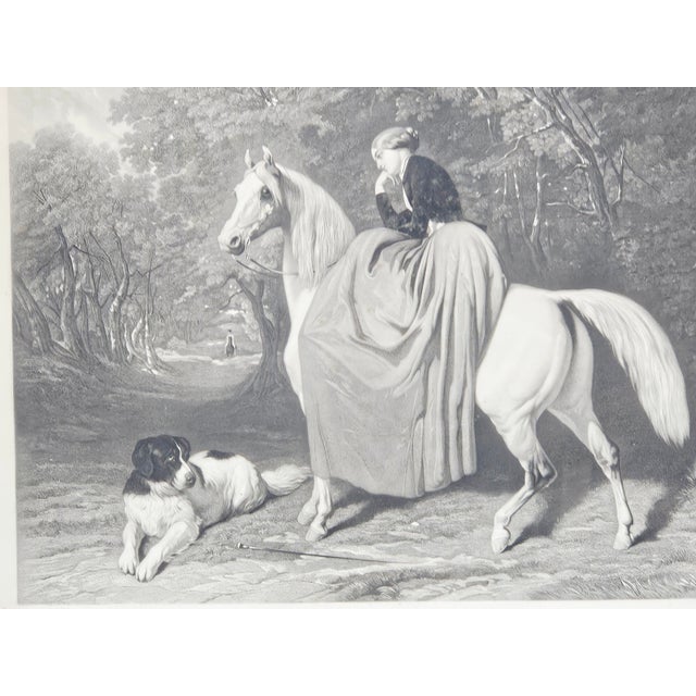 After Alfred de Dreux, Alone at a Meeting, 1858, Engraving For Sale - Image 10 of 16