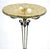 Large 24" Diameter Onyx Shade Black Marble Maitland Smith Floor Lamp MINT For Sale - Image 9 of 15