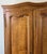 Vintage French Louis XVI Style Carved Oak 4-Door Armoire For Sale - Image 4 of 16