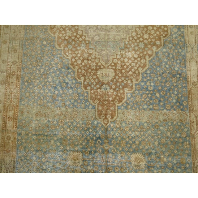 Blue Caramel Antique Khotan Gallery Rug - 7' x 13'5" For Sale - Image 4 of 9