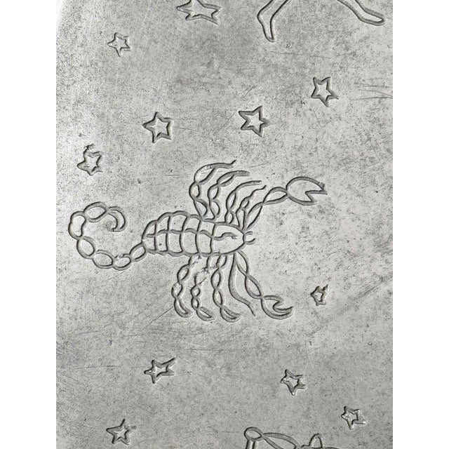 Late 19th Century Antique French Table With Zodiac Symbols For Sale - Image 5 of 12