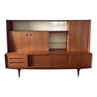 Large Vintage Scandinavian Danish Teak Sideboard, 1960s For Sale