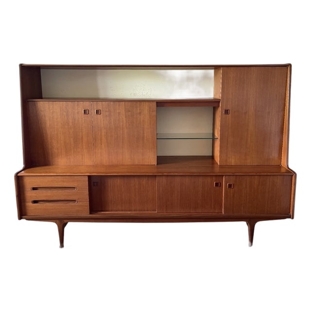 Large Vintage Scandinavian Danish Teak Sideboard, 1960s For Sale
