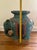 Teal Mid 20th Century Vintage Glazed Elephant Garden Stool For Sale - Image 8 of 10