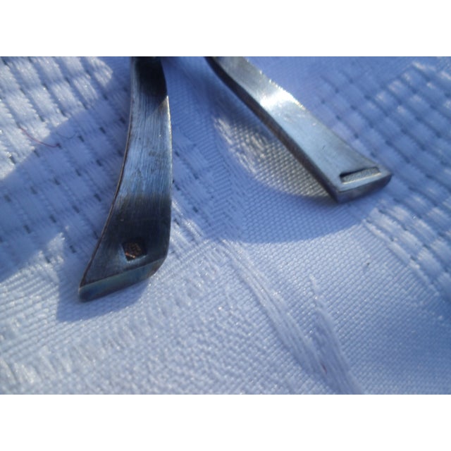 Silver Antique Silver-Plated Knife Rests from Christofle, 1890s, Set of 9 For Sale - Image 8 of 15