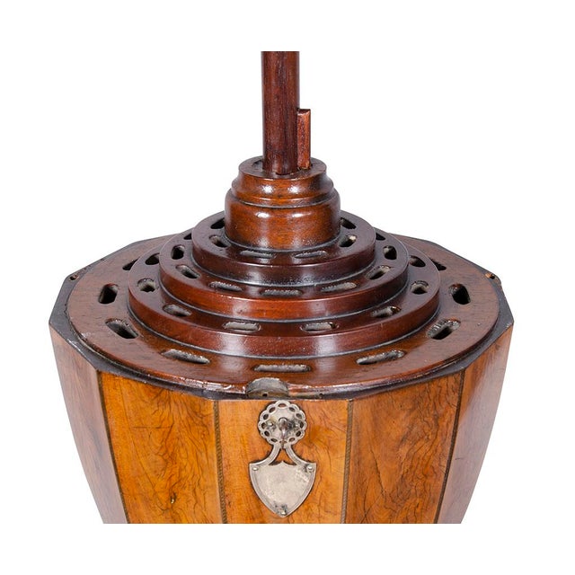 Pair of Regency Mahogany Knife Urns For Sale In Boston - Image 6 of 13