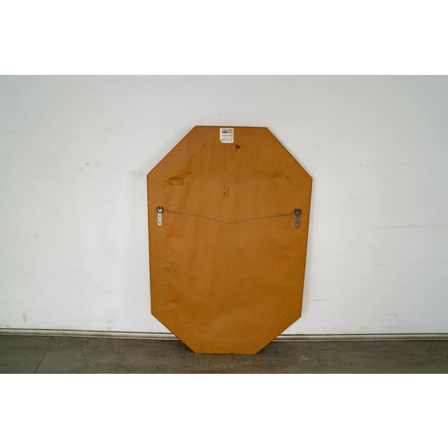 1970’s Hollywood Regency Ethan Allen Gilded Beveled Mirror For Sale - Image 11 of 12