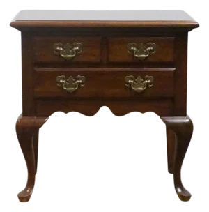 Pennsylvania House Solid Cherry Traditional Style 24" Two Drawer Accent End Table