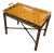 Boho Maitland Smith Tortoise Bamboo and Tessellated Penshell Tray Table For Sale
