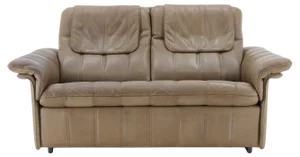 Buffalo Leather 2- Seater Sofa from de Sede, Switzerland, 1970s